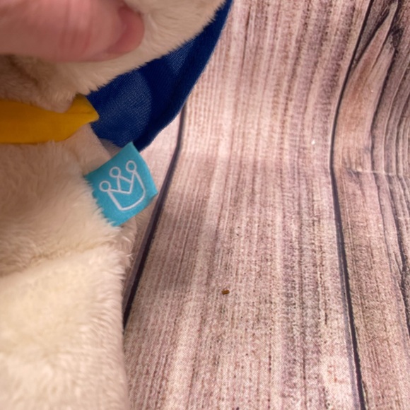 Manhattan Toy Company Superhero Bunny Rabbit Plush Stuffed Blue Cape 13" - Picture 2 of 4